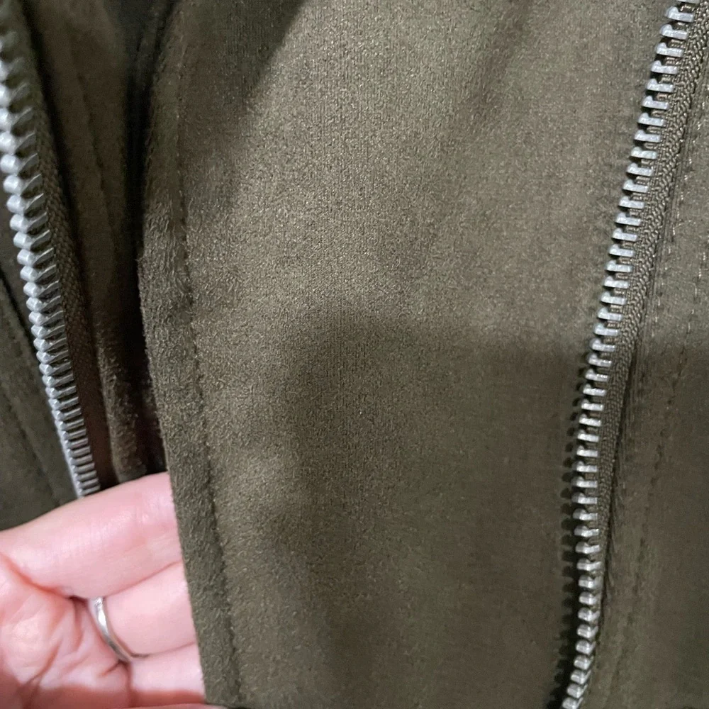 Philosophy Olive Faux Leather Jacket